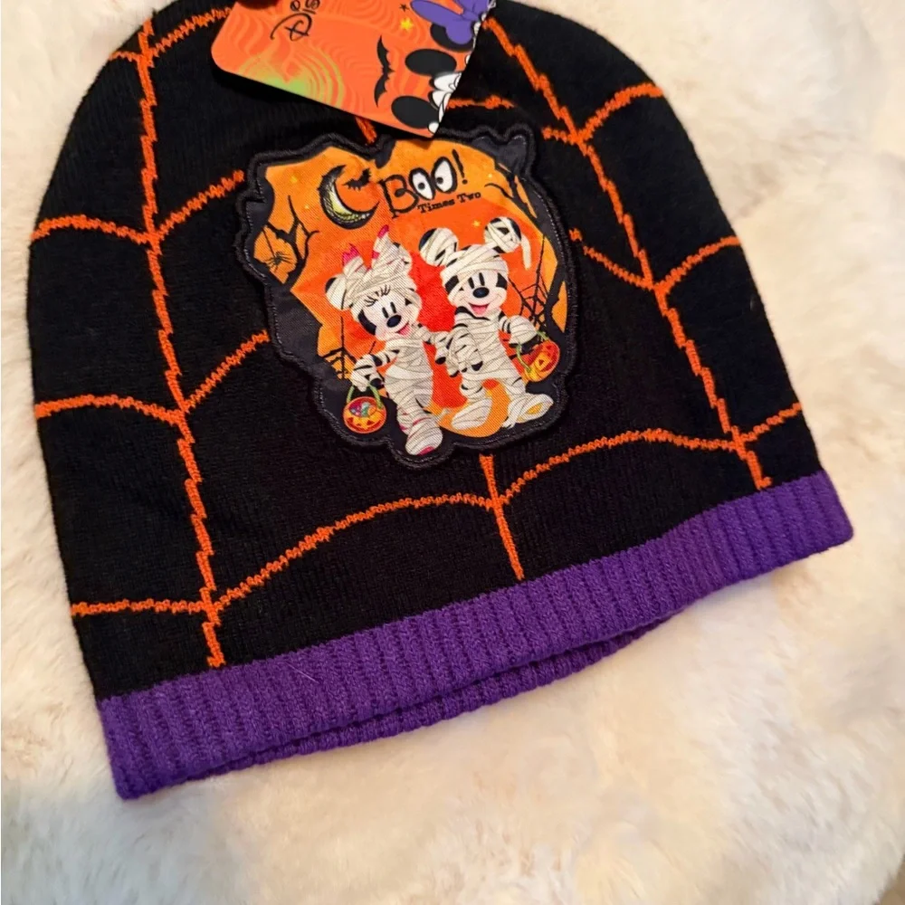 NEW•Disney• Halloween Mickey & Minnie Mouse Kid’s Hat